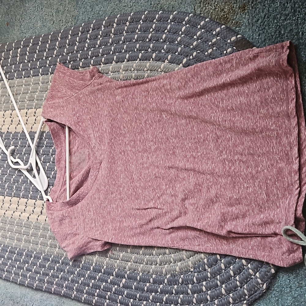 Purple v neck